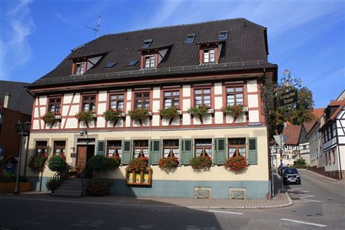 Landhotel Krone Königsbach-Stein Exterior foto